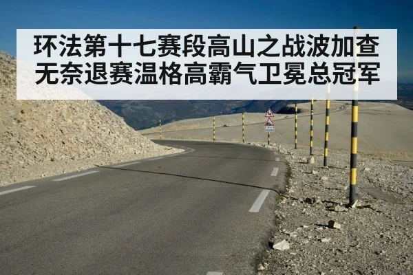 环法第十七赛段高山之战波加查无奈退赛温格高霸气卫冕总冠军